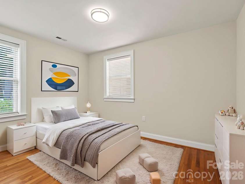 2218 Norcross Place, Charlotte, NC 28205.  MLS# CAR4417982, YatesRealty ID 47103. Virtually staged.