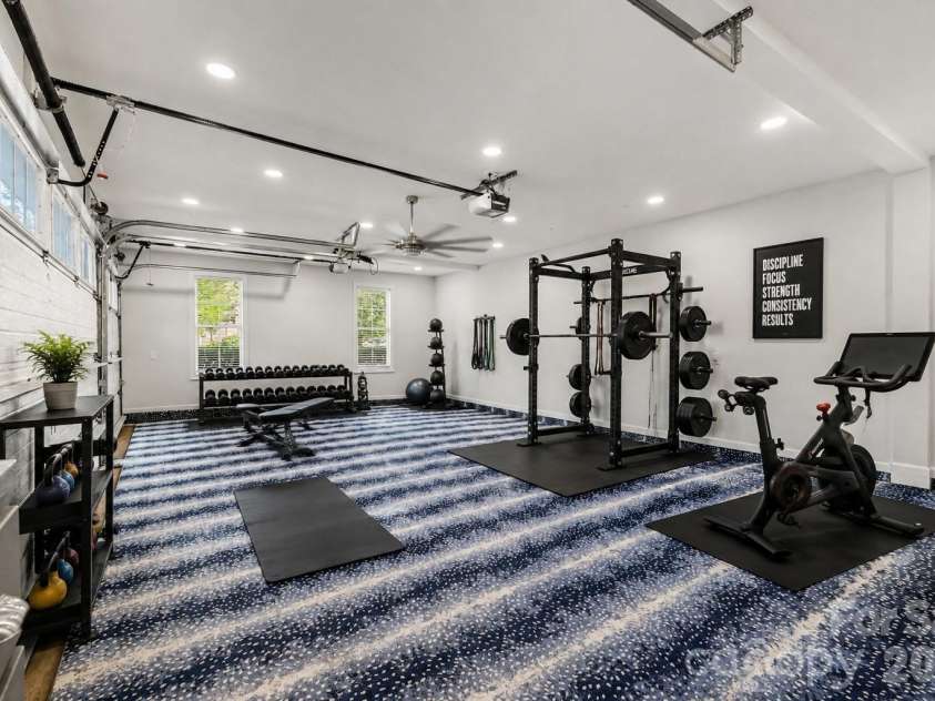 11242 Wheat Ridge Road, Charlotte, NC 28277.  MLS# CAR4416116, YatesRealty ID 47105. Virtually Staged Garage