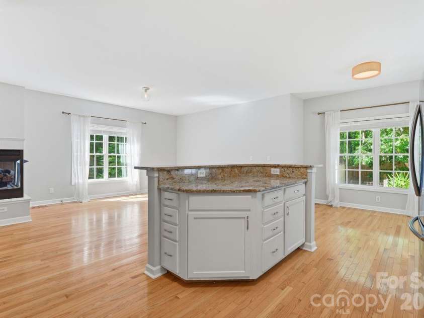 5480 Liberty Hill Road, York, SC 29745.  MLS# CAR4416036, YatesRealty ID 47114. View from kitchen to breakfast nook and dining area