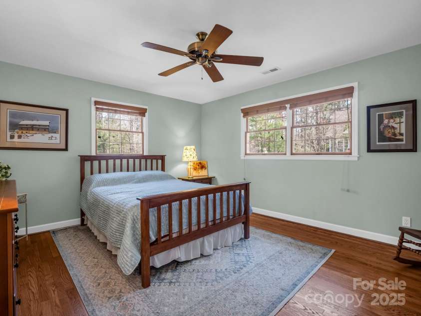 19 Robert E Lee Drive, Flat Rock, NC 28731.  MLS# CAR4235643, YatesRealty ID 4712. Bedroom #1 on main level