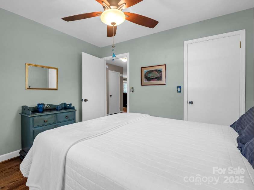 19 Robert E Lee Drive, Flat Rock, NC 28731.  MLS# CAR4235643, YatesRealty ID 4712. Bedroom #2 on main level