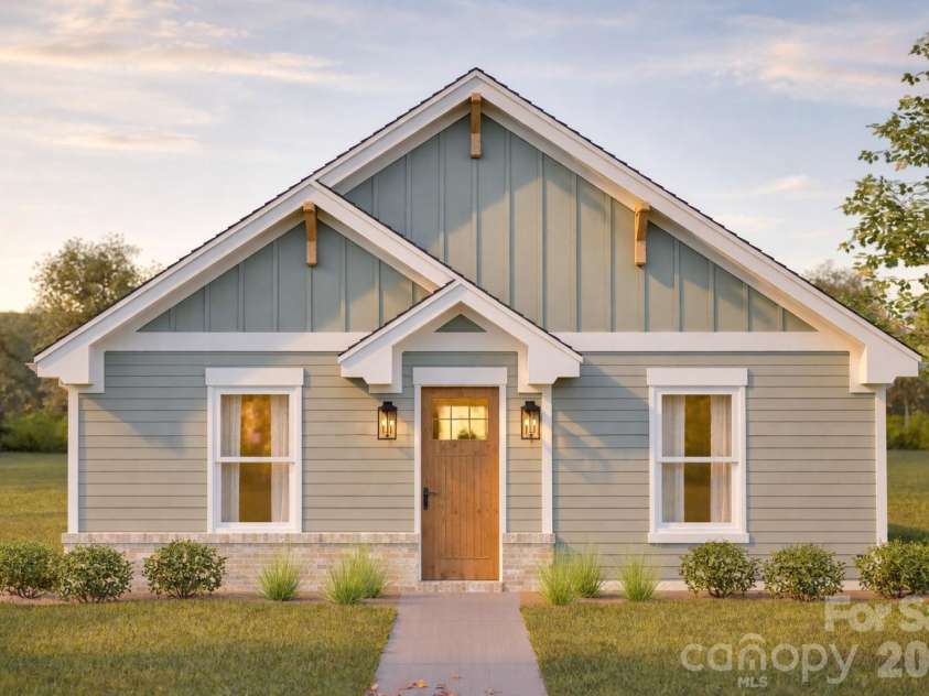 911 Hill Street, Albemarle, NC 28001.  MLS# CAR4407669, YatesRealty ID 47127. 911 Hill Street - Cypress colored siding - Builder's Rendering