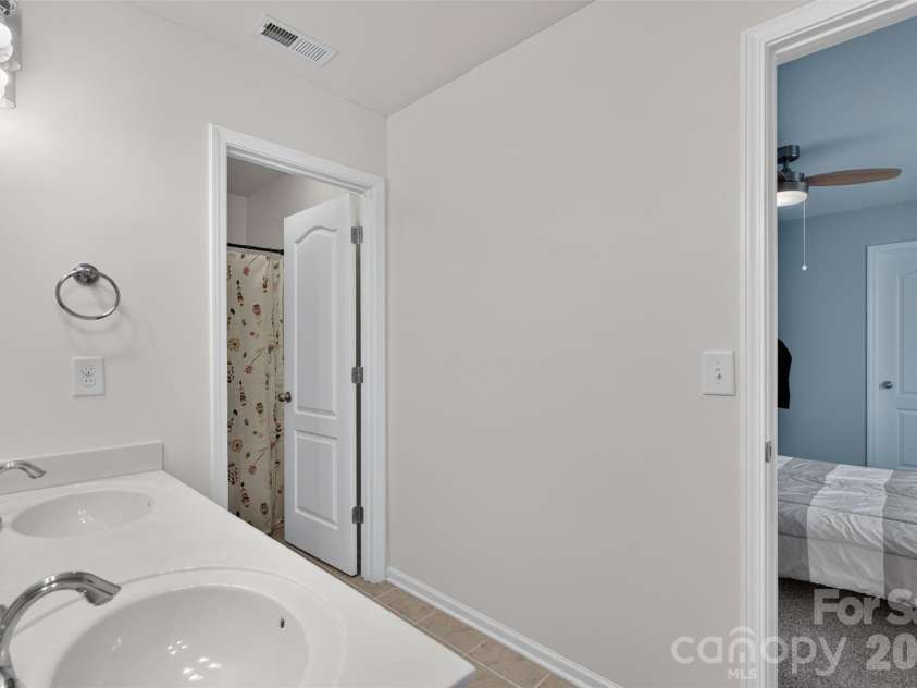 1845 Caprington Drive, Indian Land, SC 29707.  MLS# CAR4414177, YatesRealty ID 47146. Third full bathroom on second floor