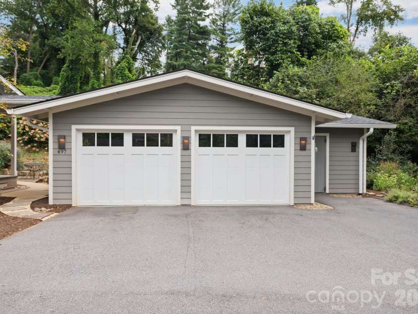 497 Kimberly Avenue, Asheville, NC 28804.  MLS# CAR4418041, YatesRealty ID 47149. Two Car Detached Garage / With additional workshop space
