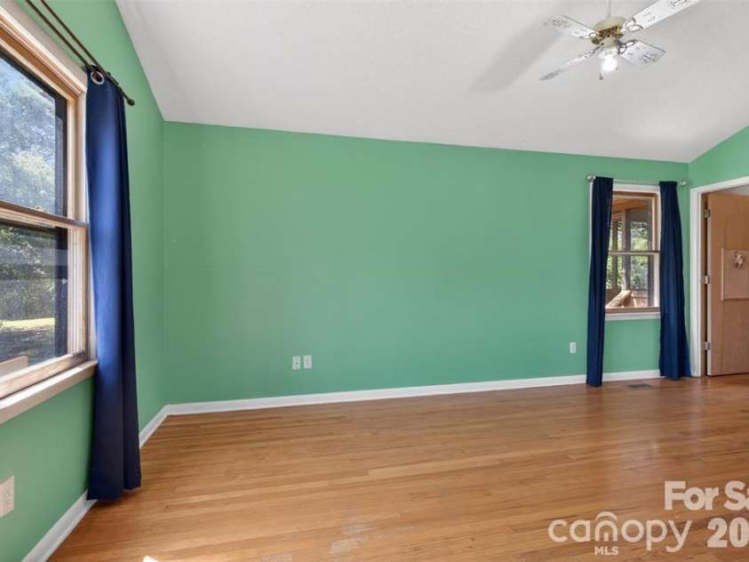 00 Misery Ridge Trail, Mill Spring, NC 28756.  MLS# CAR4385906, YatesRealty ID 47162. Bedroom 2 also has cathedral ceiling.