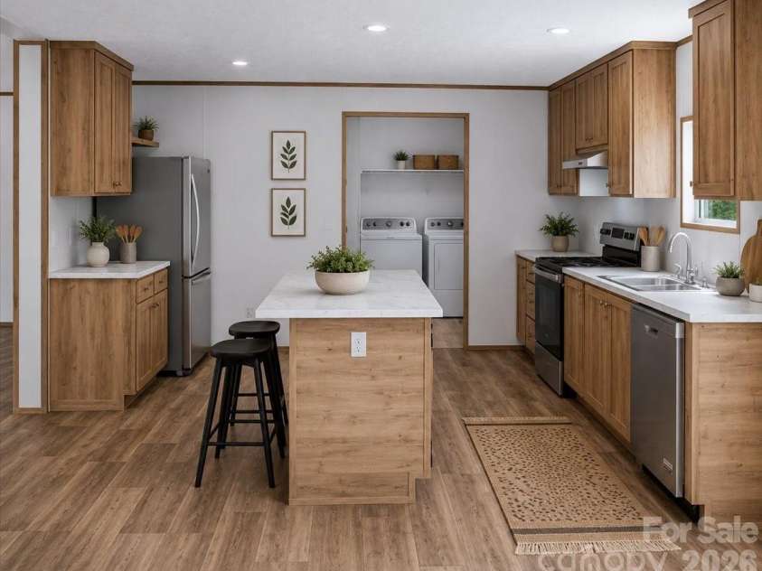 857 Henry Jenkins Road, Mooresboro, NC 28114.  MLS# CAR4418567, YatesRealty ID 47164. Virtually Staged - Same Floor Plan Different