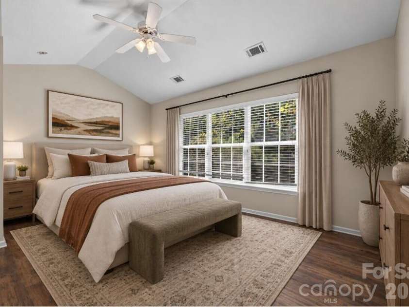 2627 Early Flight Drive, Charlotte, NC 28262.  MLS# CAR4417899, YatesRealty ID 47171. Primary bedroom - virtual staging