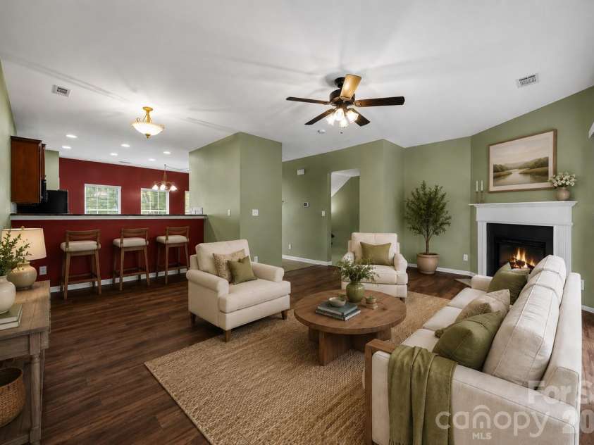 2627 Early Flight Drive, Charlotte, NC 28262.  MLS# CAR4417899, YatesRealty ID 47171. Virtual staging