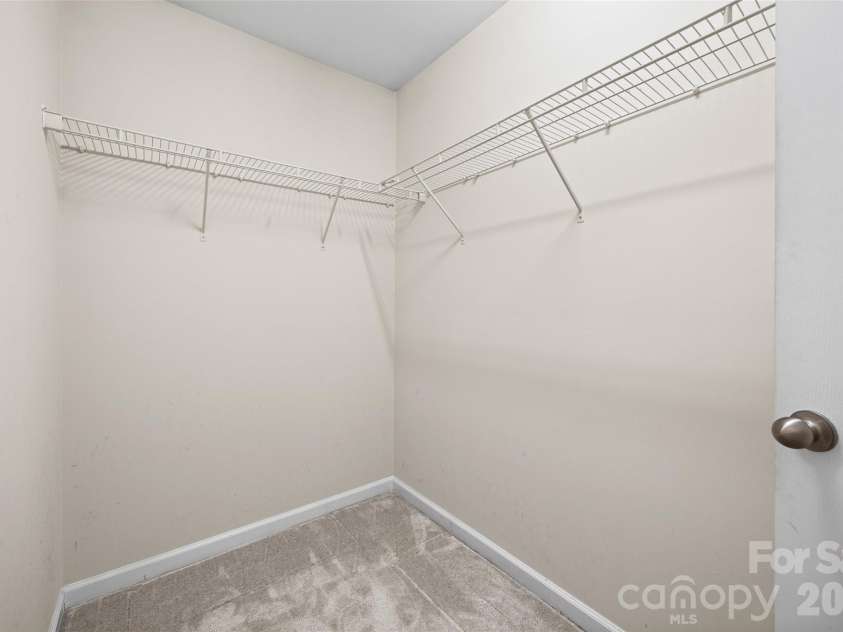 2627 Early Flight Drive, Charlotte, NC 28262.  MLS# CAR4417899, YatesRealty ID 47171. Walk in closet
