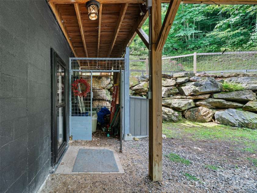 1523 Roaring Fork Road, Burnsville, NC 28714.  MLS# CAR4408382, YatesRealty ID 47187. Generator Hookup/Storage