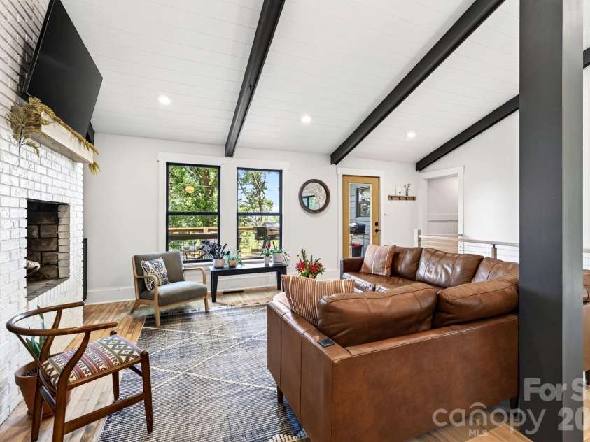 58 Teaberry Lane, Weaverville, NC 28787.  MLS# CAR4407339, YatesRealty ID 47195. View from kitchen