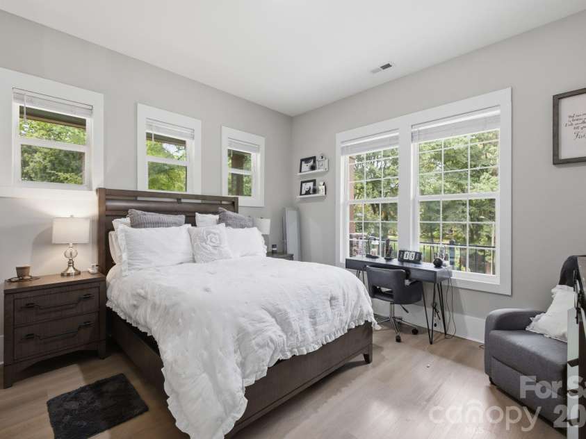 6021 Monticello Drive, Concord, NC 28027.  MLS# CAR4418703, YatesRealty ID 47198. Comfortable main level guest bedroom