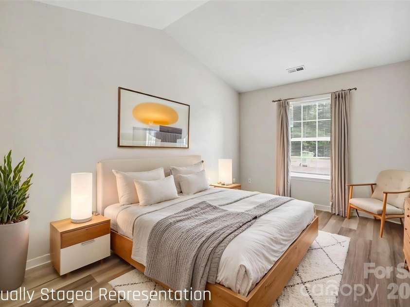 1356 Copper Creek Lane, Fort Mill, SC 29715.  MLS# CAR4418757, YatesRealty ID 47199. Primary Bedroom *Virtually Staged*