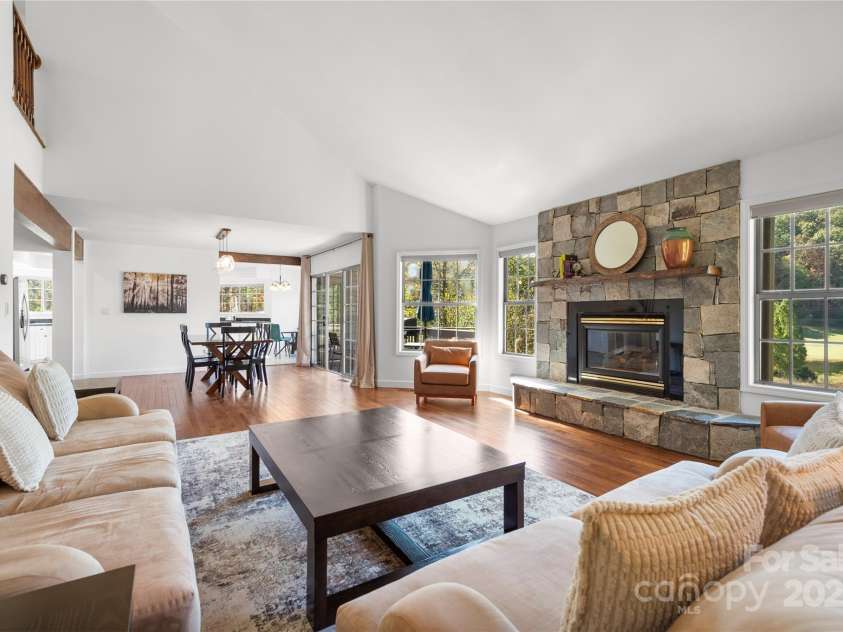 108 June Court, Lake Lure, NC 28746.  MLS# CAR4314287, YatesRealty ID 472. Living Room