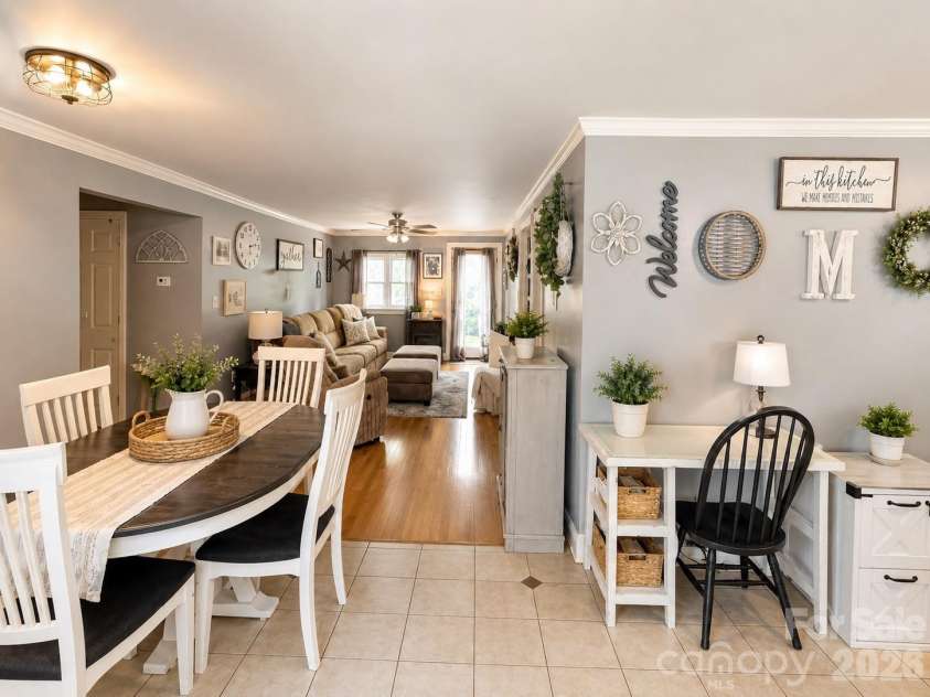 1843 US Highway 70 Highway, Connelly Springs, NC 28612.  MLS# CAR4418867, YatesRealty ID 47200. Kitchen Dinning area