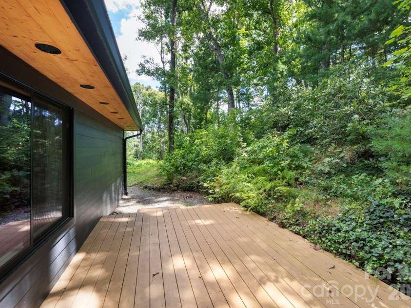 52 and 58 Teaberry Lane, Weaverville, NC 28787.  MLS# CAR4418946, YatesRealty ID 47202. Back deck