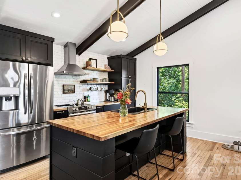 52 and 58 Teaberry Lane, Weaverville, NC 28787.  MLS# CAR4418946, YatesRealty ID 47202. Kitchen