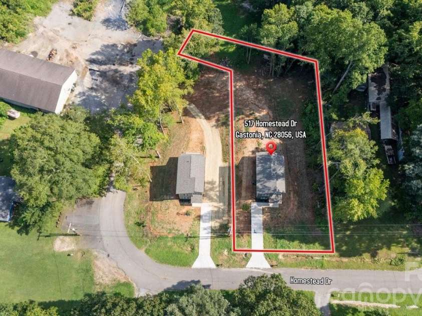 517 Homestead Drive, Gastonia, NC 28056.  MLS# CAR4418418, YatesRealty ID 47220. 