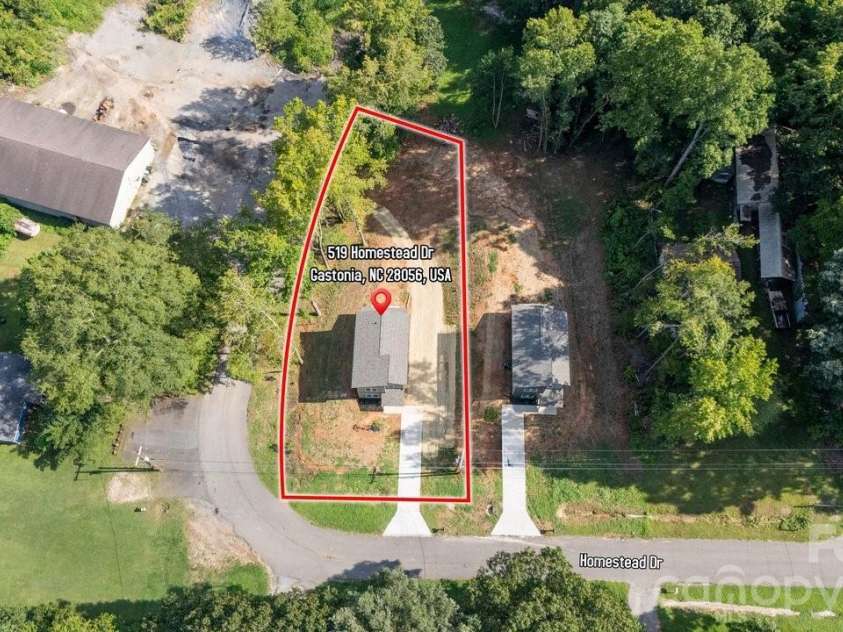 519 Homestead Drive, Gastonia, NC 28056.  MLS# CAR4418421, YatesRealty ID 47221. 