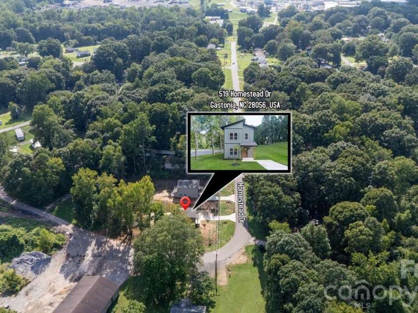 519 Homestead Drive, Gastonia, NC 28056.  MLS# CAR4418421, YatesRealty ID 47221. 