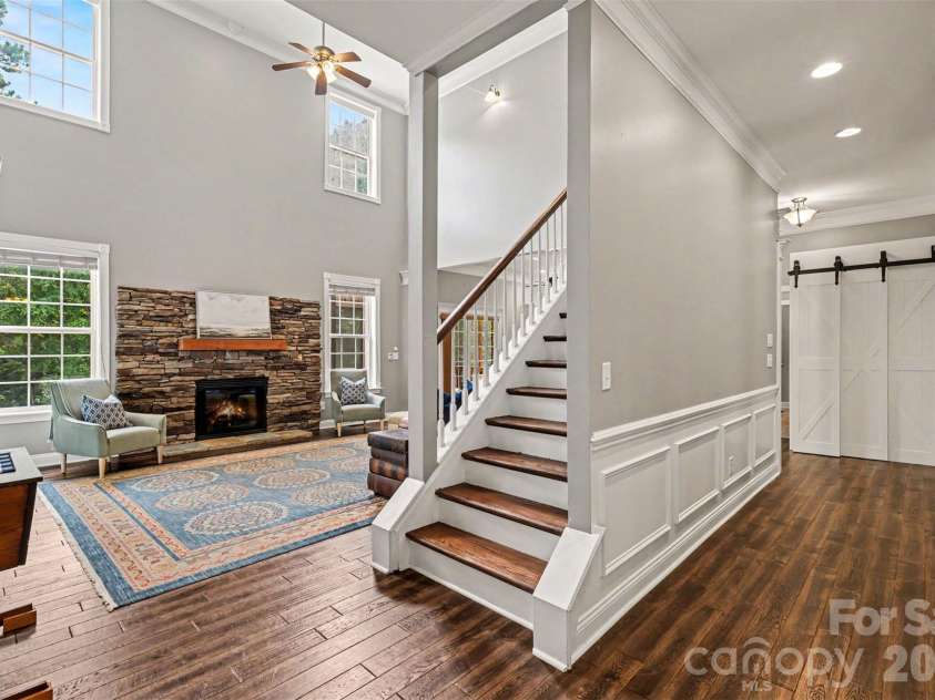 3647 Venetian Way, York, SC 29745.  MLS# CAR4417986, YatesRealty ID 47230. Entry/open staircase/great room