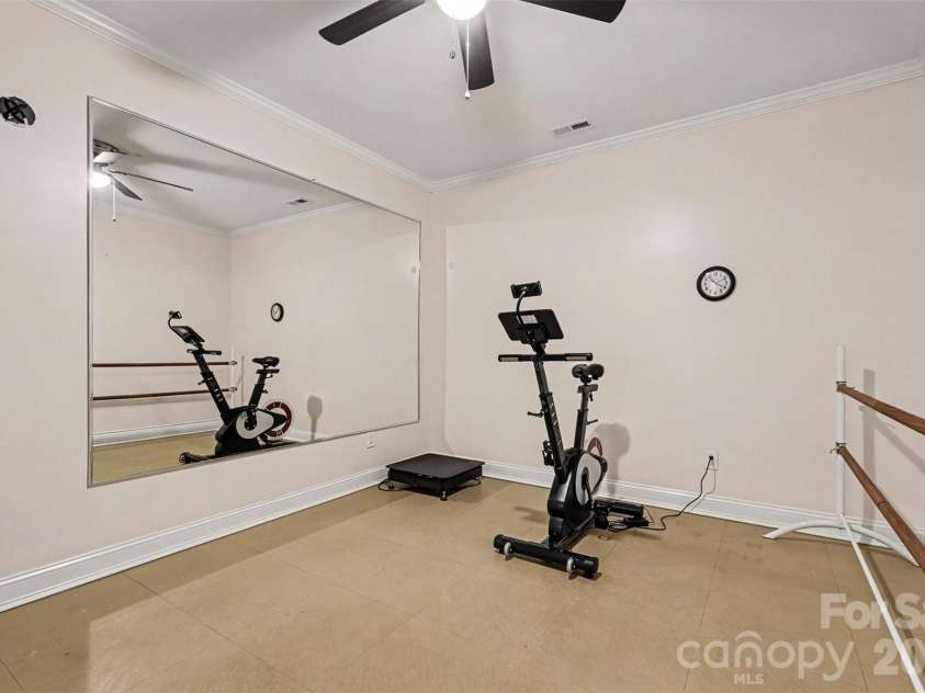 3647 Venetian Way, York, SC 29745.  MLS# CAR4417986, YatesRealty ID 47230. Gym/mirrored workout space