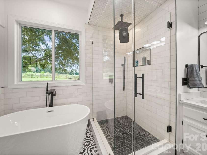 2915 Mills Harris Road, Marshville, NC 28103.  MLS# CAR4412420, YatesRealty ID 47236. Primary Bath