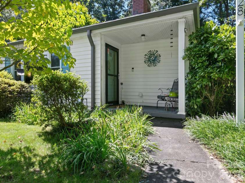 28 Arthur Road, Asheville, NC 28806.  MLS# CAR4418167, YatesRealty ID 47243. Covered Front Porch Roomy Enough for Seating
