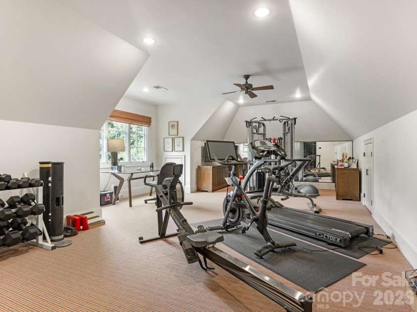 2946 Wheelock Road, Charlotte, NC 28211.  MLS# CAR4386105, YatesRealty ID 47250. Exercise Room