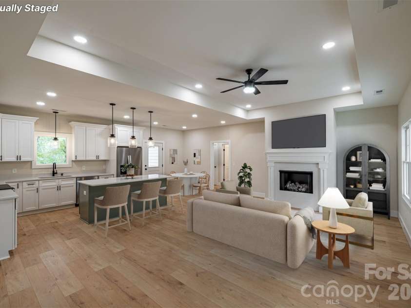 1008 Faith Court, Morganton, NC 28655.  MLS# CAR4311787, YatesRealty ID 4726. Virtually Staged