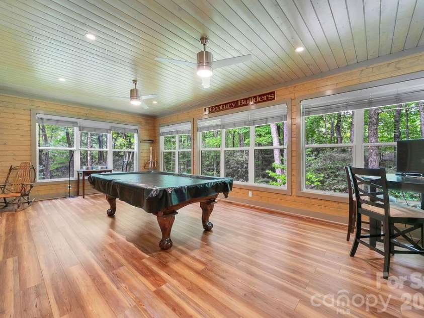 503 Cliff Ridge Drive, Cleveland, SC 29635.  MLS# CAR4418547, YatesRealty ID 47265. Sunroom with Billiards