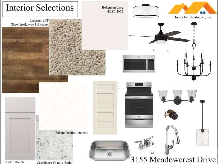 3155 Meadowcrest Drive, Clover, SC 29710.  MLS# CAR4416022, YatesRealty ID 47273. Interior Selections