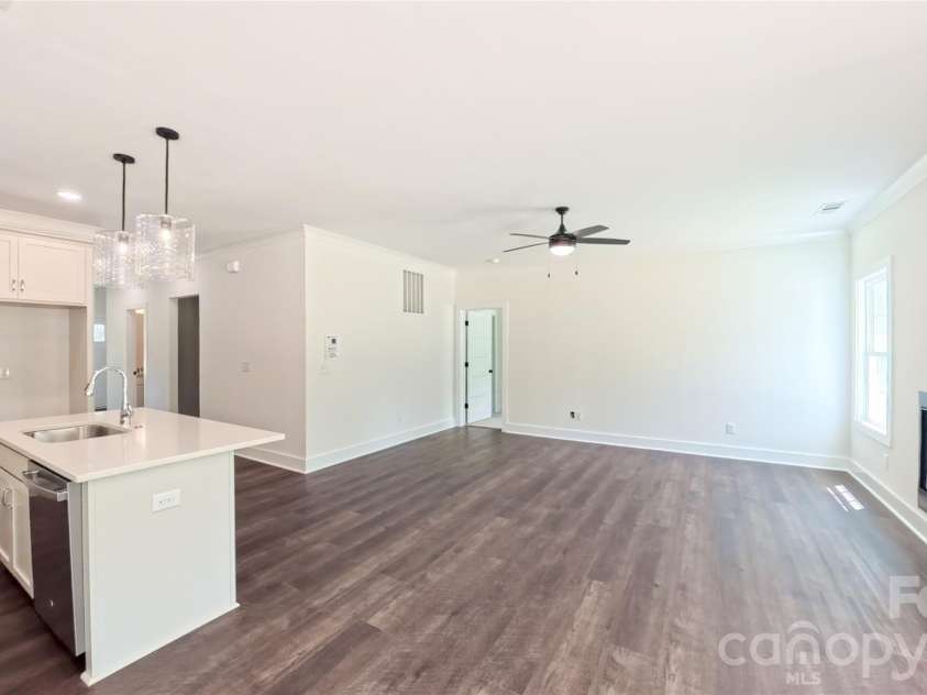 3155 Meadowcrest Drive, Clover, SC 29710.  MLS# CAR4416022, YatesRealty ID 47273. Kitchen and Living room