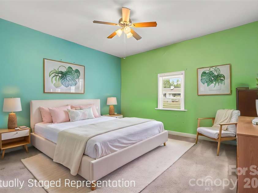 227 Cauthen Street, Heath Springs, SC 29058.  MLS# CAR4404918, YatesRealty ID 47275. Bedroom 2 *Virtually Staged*