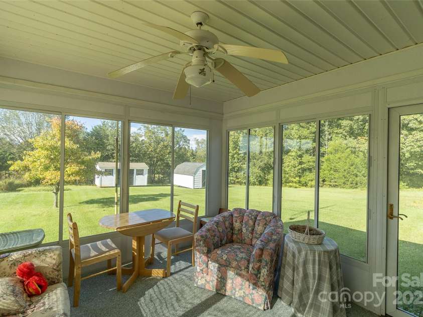 535 Holly Ridge Road, Grover, NC 28073.  MLS# CAR4183886, YatesRealty ID 4728. Sunroom