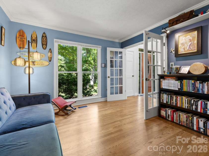 36 Windsong Drive, Fairview, NC 28730.  MLS# CAR4418309, YatesRealty ID 47314. Formal sitting room or office