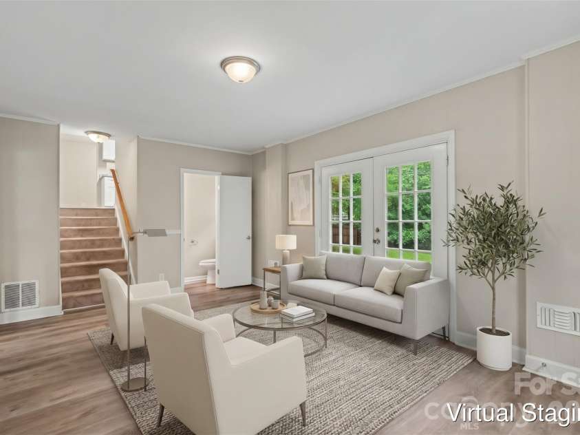 6601 Lynfield Drive, Charlotte, NC 28212.  MLS# CAR4408047, YatesRealty ID 47316. Virtually staged