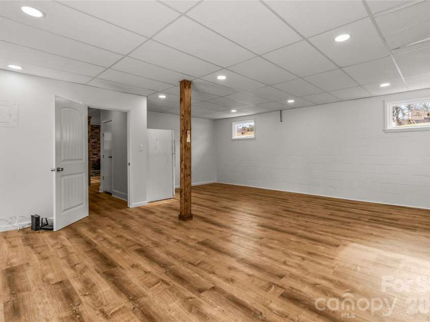 2474 Cedar Valley Drive, Conover, NC 28613.  MLS# CAR4342521, YatesRealty ID 4732. Rec room w/ walkout access
