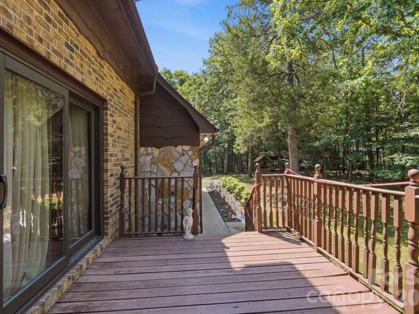 11300 NC Hwy 73 Highway, Mount Pleasant, NC 28124.  MLS# CAR4401793, YatesRealty ID 47331. Back Porch