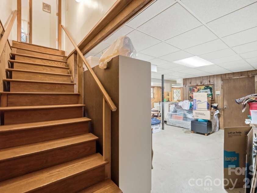 11300 NC Hwy 73 Highway, Mount Pleasant, NC 28124.  MLS# CAR4401793, YatesRealty ID 47331. Basement Stairs