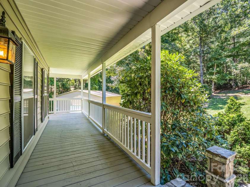 69 Ivy Lane, Fletcher, NC 28732.  MLS# CAR4417704, YatesRealty ID 47332. Front porch