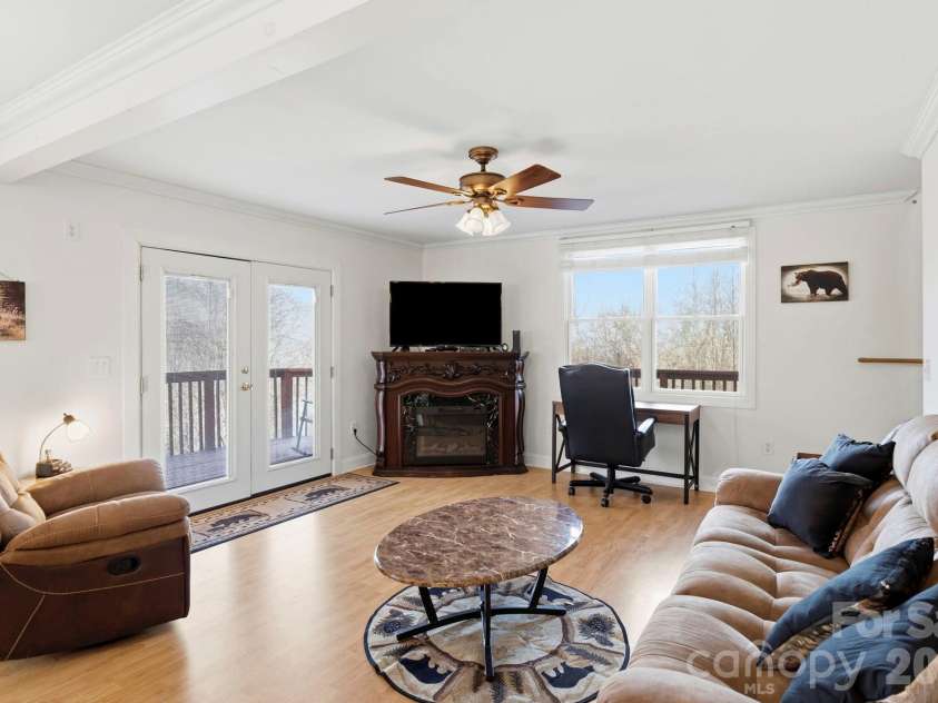11 Roberts Drive, Swannanoa, NC 28778.  MLS# CAR4352970, YatesRealty ID 4734. Main floor living area