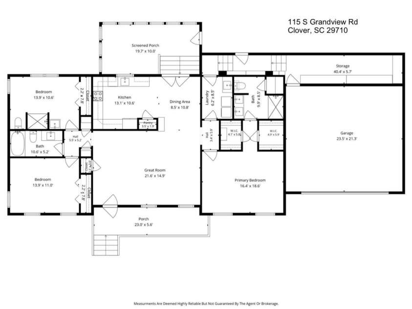 155 Grandview Road, Clover, SC 29710.  MLS# CAR4418393, YatesRealty ID 47345. 