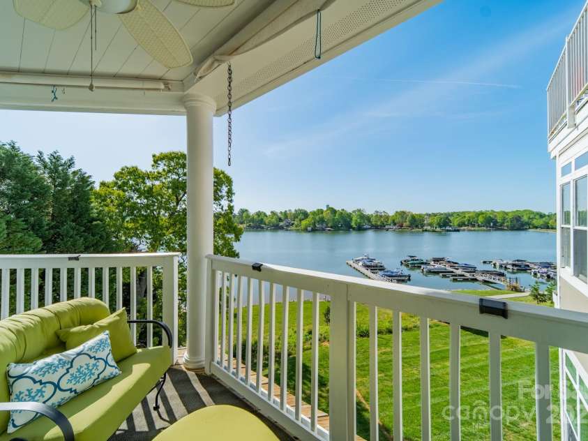 637 Williamson Road, Mooresville, NC 28117.  MLS# CAR4247530, YatesRealty ID 4736. What a great way to start your day by enjoying this view from you main floor, covered balcony.
