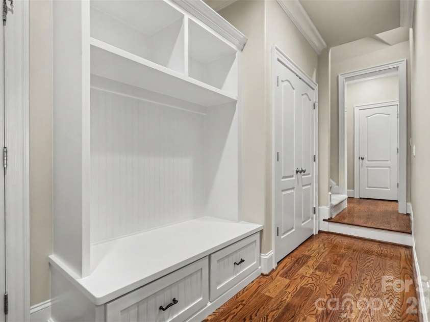 21253 Sandy Cove Road, Cornelius, NC 28031.  MLS# CAR4417192, YatesRealty ID 47365. Hallway with drop zone