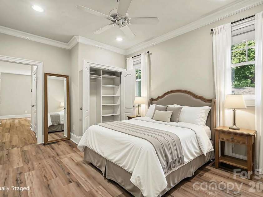 21253 Sandy Cove Road, Cornelius, NC 28031.  MLS# CAR4417192, YatesRealty ID 47365. Virtually staged  bedroom