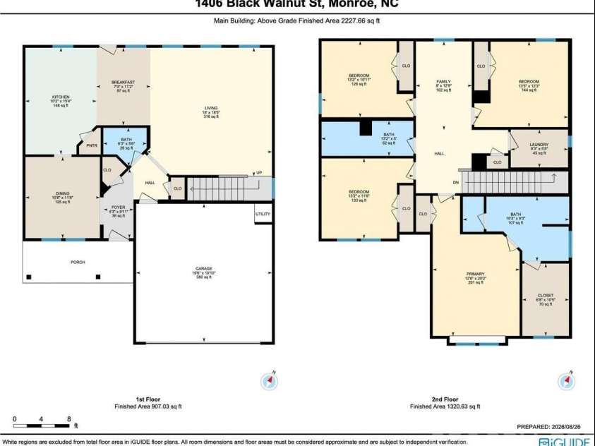 1406 Black Walnut Street, Monroe, NC 28112.  MLS# CAR4418699, YatesRealty ID 47375. 