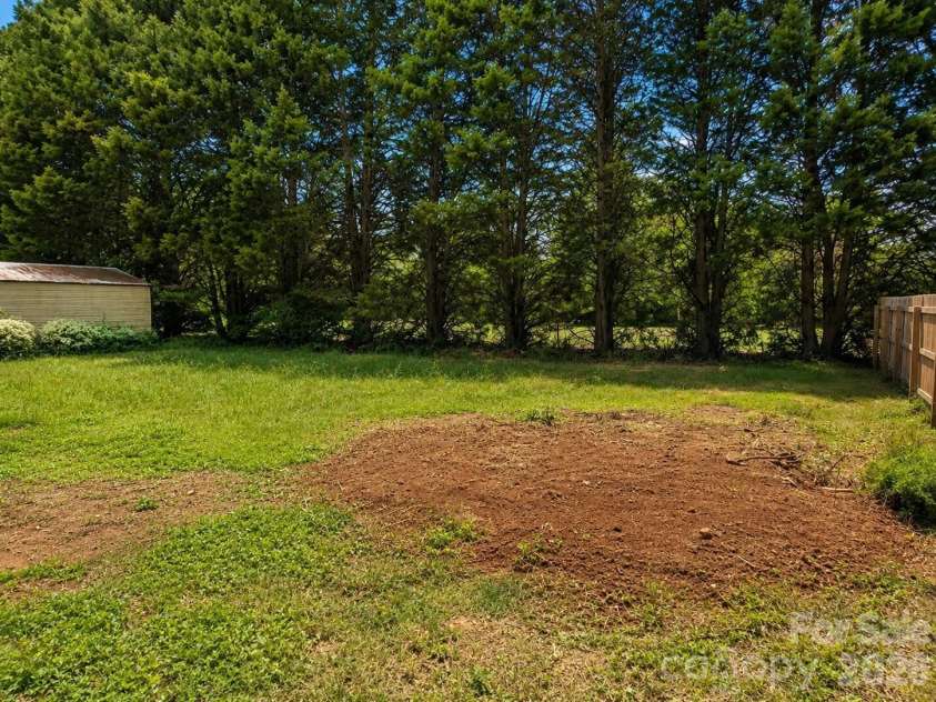 802 3rd Street, Conover, NC 28613.  MLS# CAR4417286, YatesRealty ID 47399. Backyard
