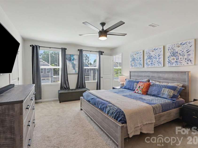 5116 Downhaul Drive, Charlotte, NC 28269.  MLS# CAR4417814, YatesRealty ID 47409. Primary Bedroom
