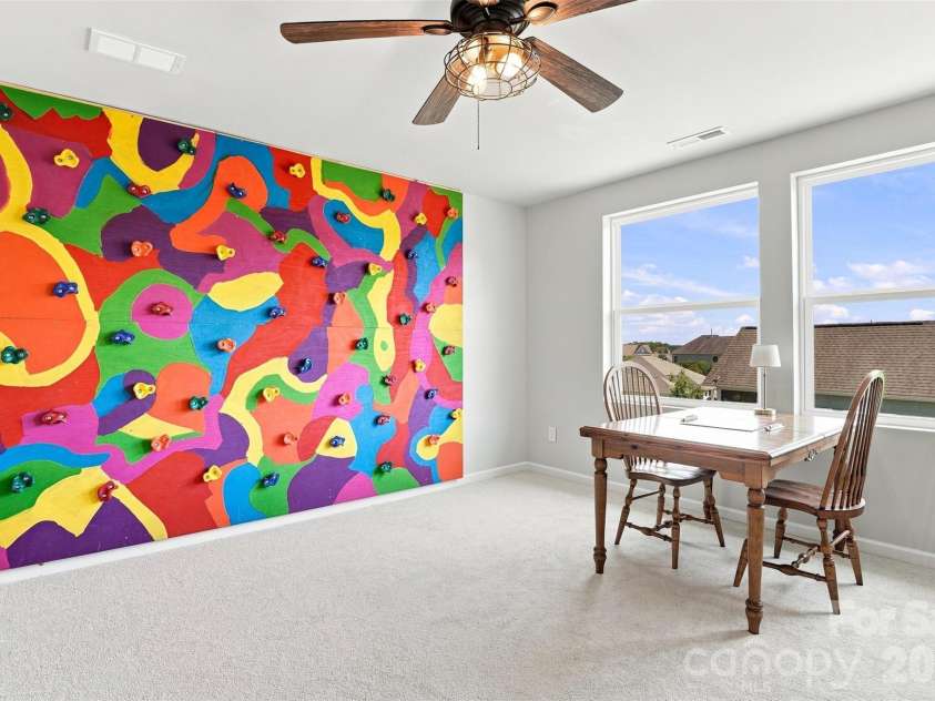 806 Pace Court, Fort Mill, SC 29715.  MLS# CAR4415932, YatesRealty ID 47427. Loft with Climbing wall